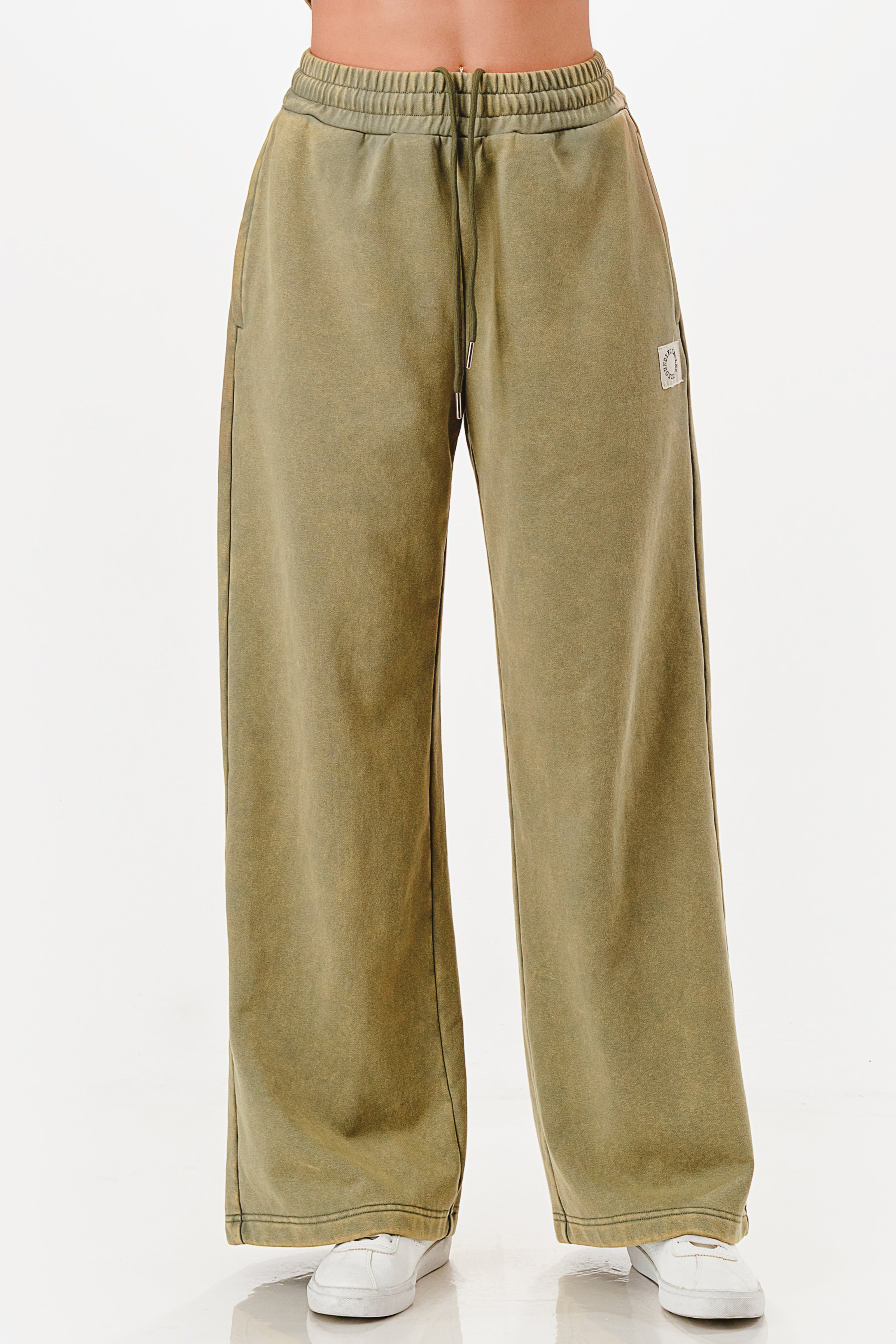 PRE-ORDER] Urban Acid Washed Wide-Leg Sweatpants – 420gsm